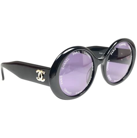 vintage chanel paris round sunglasses|chanel sunglasses clearance.